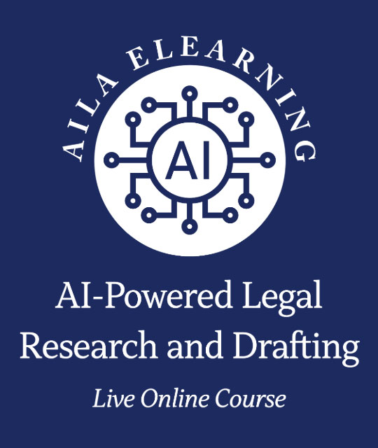 AILA AI-Powered Legal Research and Drafting Live Online Course